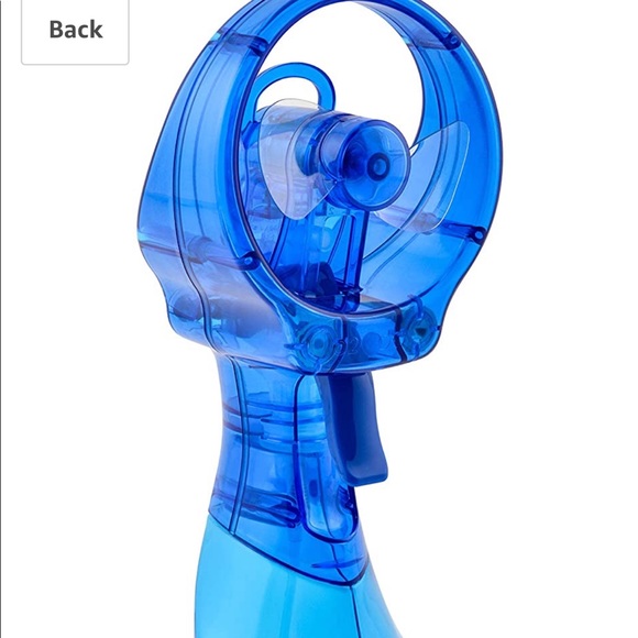 O2COOL Deluxe Misting Personal Fan, 2.5" Dark Blue - Picture 5 of 11
